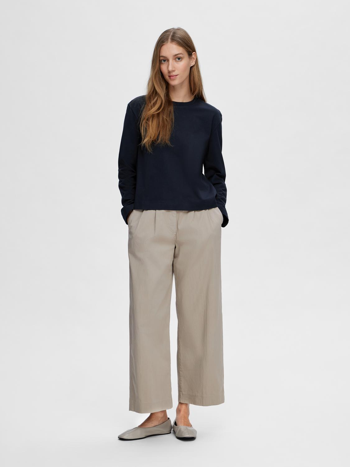 Essential Boxy T-Skjorte - Dark Sapphire